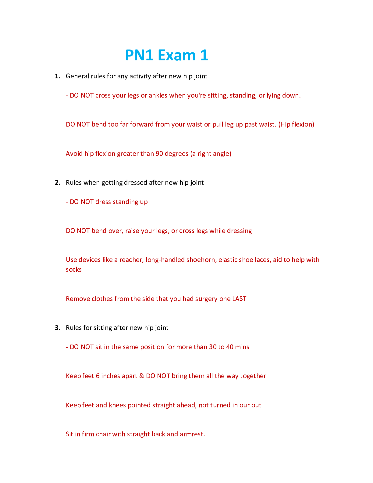 Preview image for NUR 2349 / NUR2349: Professional Nursing I / PN 1 Exam 1 Review (Latest 2021/2022) Rasmussen